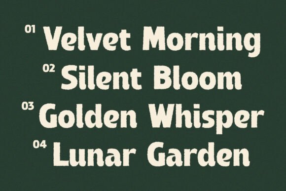 Bonder Font - Preview 2