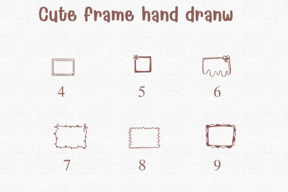 Cute Frame Font - Preview 3