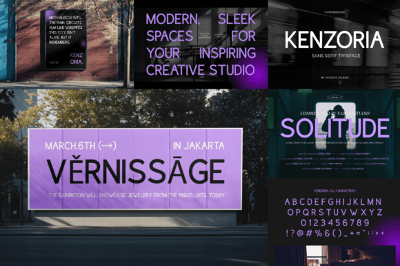 Elegant Sans Serif Bundle Font - Preview 6