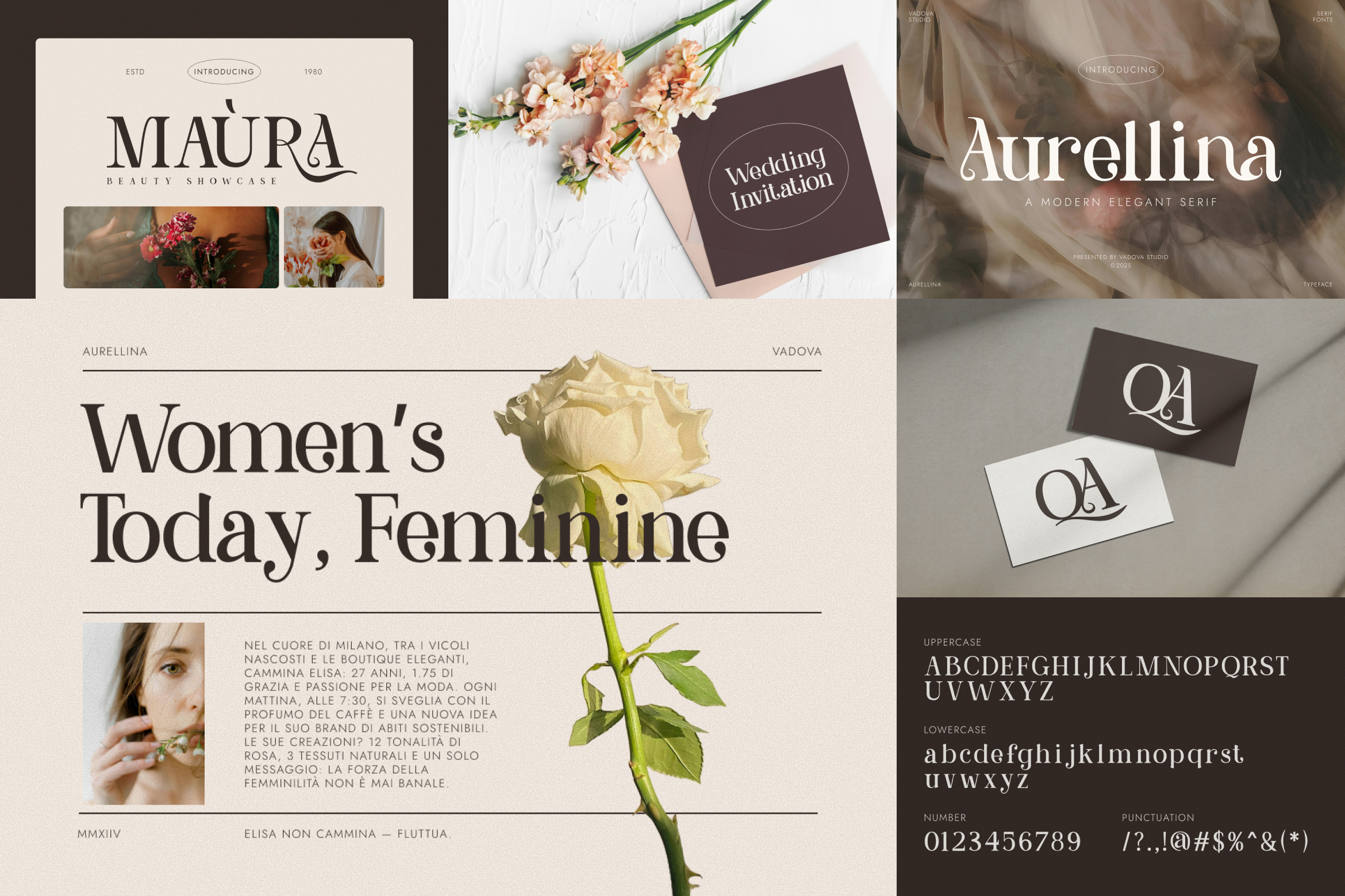 Elegant Serif Bundle Font - photo 6
