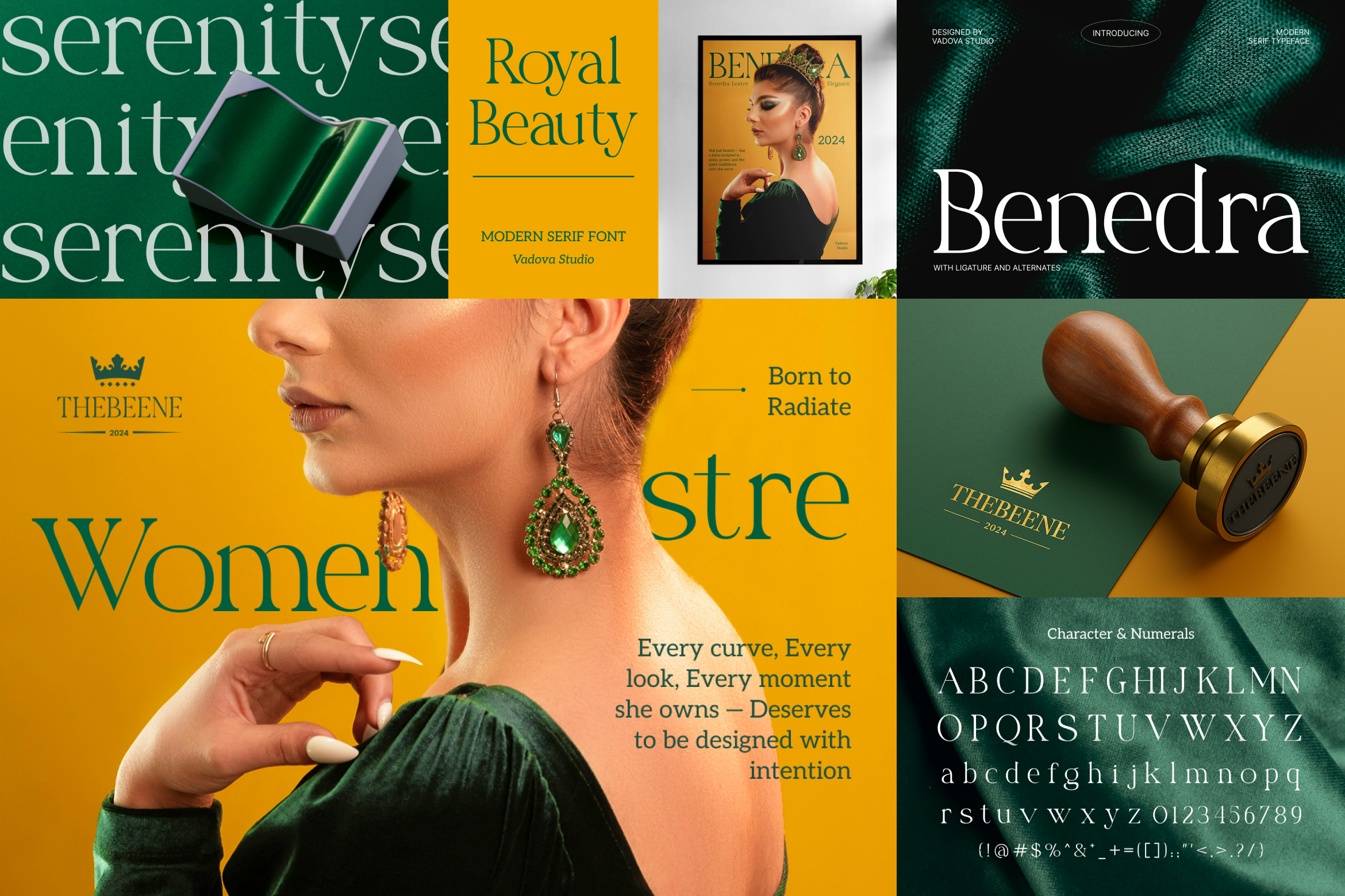 Elegant Serif Bundle Font - photo 7