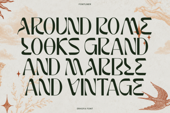 Erhofa Font PNG with transparent background - Preview 1