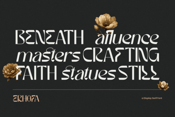 Erhofa Font PNG with transparent background - Preview 4