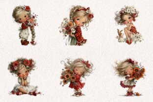 Little Summer Girl PNG Clipart Graphic by Print Magic · Creative Fabrica