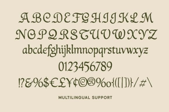 Mythgrove Font PNG with transparent background - Preview 4