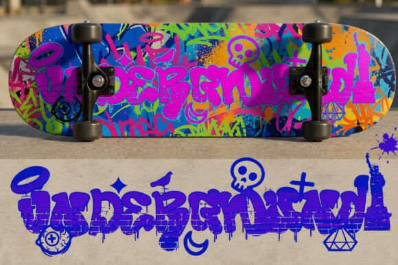 New York Graf Font PNG with transparent background - Preview 3