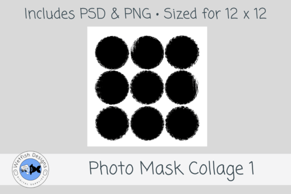 PSD Photo Mask Collage 1 Afbeelding Afbeeldingen Sjablonen Door Wetfish Designs