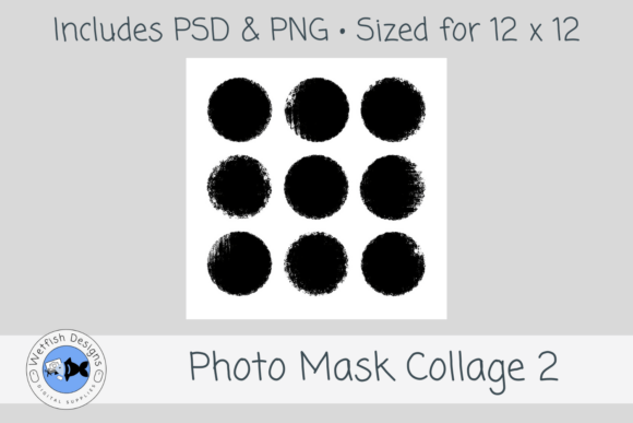 PSD Photo Mask Collage 2 Illustration Modèles Graphiques Par Wetfish Designs