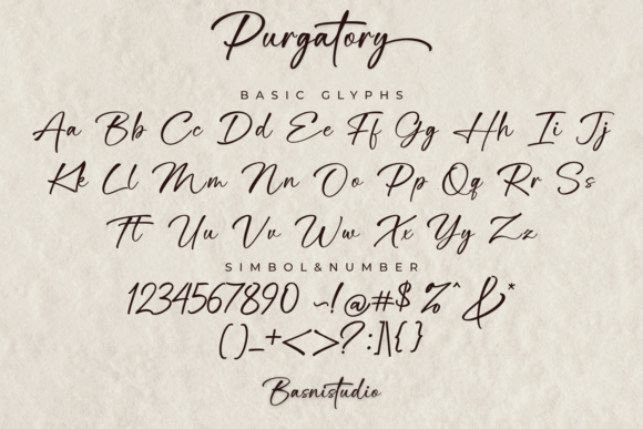 Purgatory Font PNG with transparent background - Preview 4
