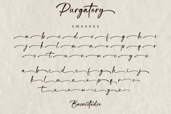 Purgatory Font PNG with transparent background - Preview 5