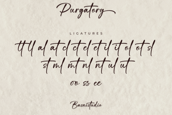 Purgatory Font PNG with transparent background - Preview 6