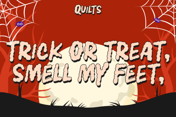 Quilts Font PNG with transparent background - Preview 1
