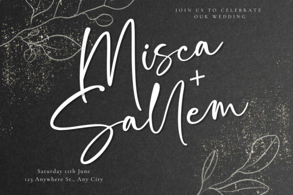 Rocstaine Handwritten Font PNG with transparent background - Preview 6