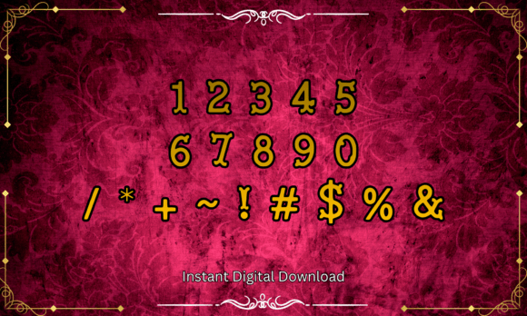 Royal Victorian Font font preview - 3