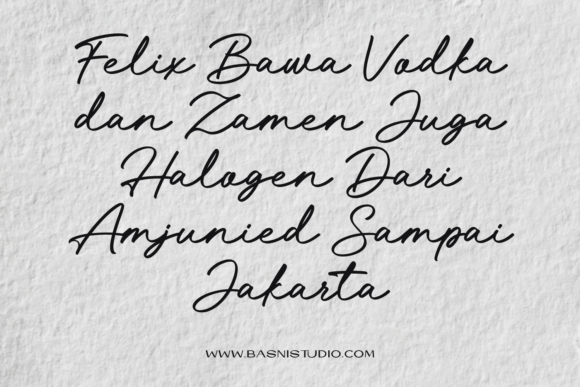 Sederhana Font PNG with transparent background - Preview 3