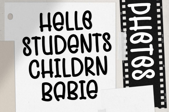 Simple Justime Font PNG with transparent background - Preview 2