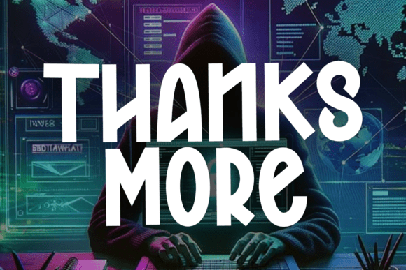 Smooth Hackers Font PNG with transparent background - Preview 4