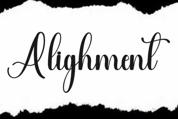 Alighment Sublimation Font - Preview 6