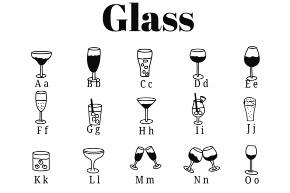 Glass Font - Preview 1