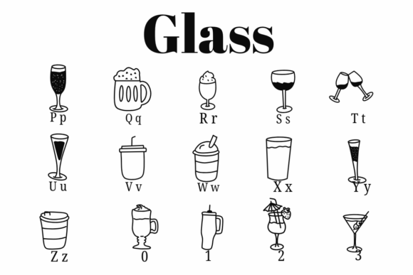 Glass Font - Preview 2