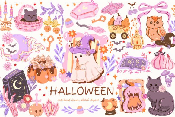Halloween Clipart Bundle Spooky Season