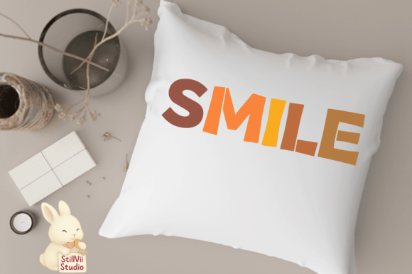 Bouncy Block Font PNG with transparent background - Preview 4