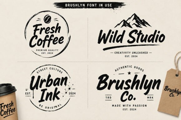 Brushlyn Font - Preview 2