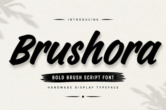 Brushora Font by Bundle · Creative Fabrica font preview