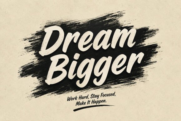 Brushora Font PNG with transparent background - Preview 2