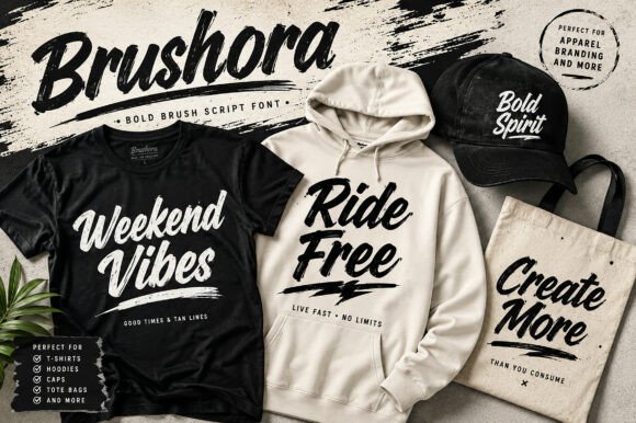 Brushora Font - Preview 4