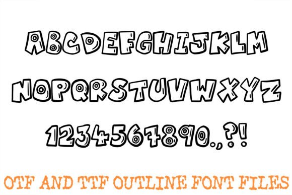 Comic Doodle Font - Preview 1