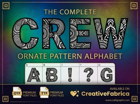 Crew Font - Preview 1