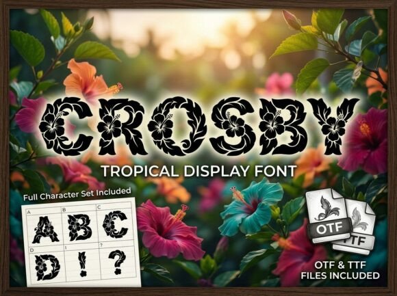 Crosby Font - Preview 1
