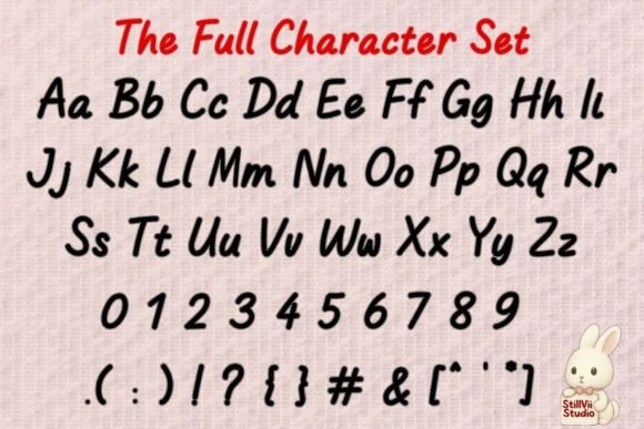 Cute Rope Font - Preview 1