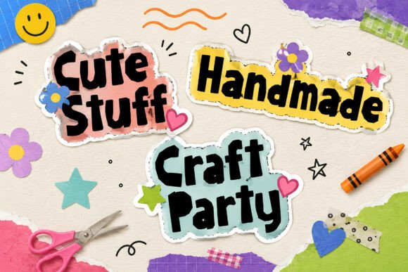 Cutout Font - Preview 2