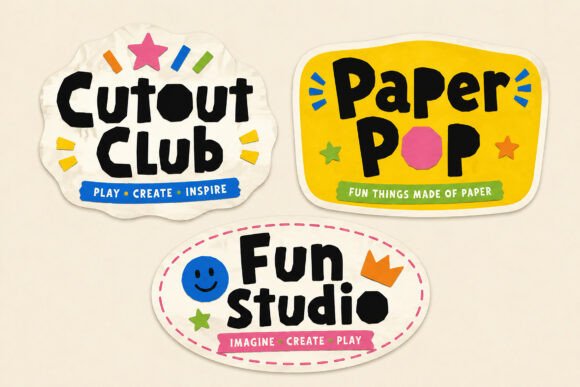 Cutout Font - Preview 5