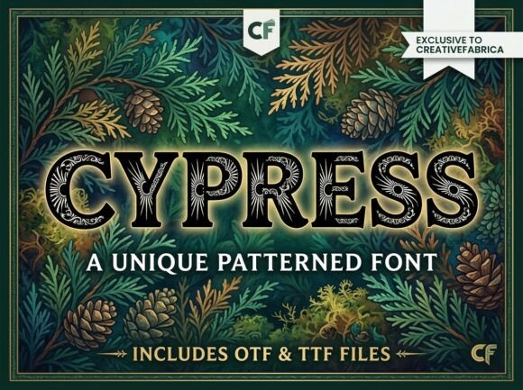 Cypress Font - Preview 1