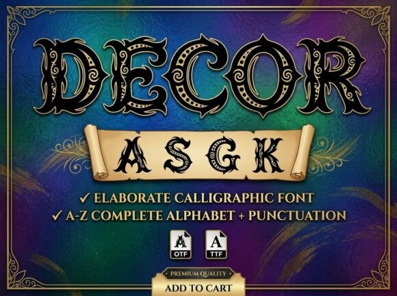 Decor Font - Preview 1