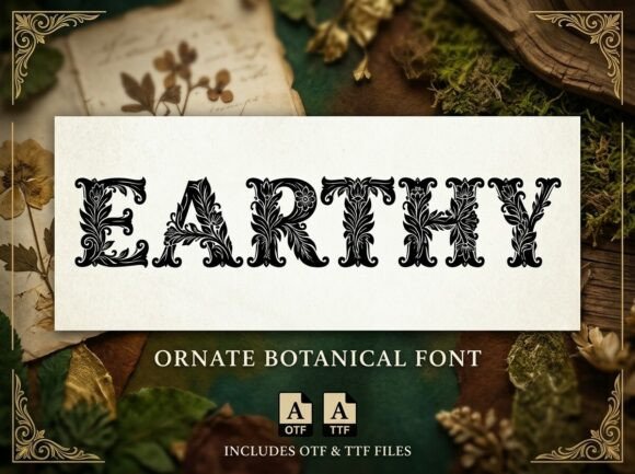 Earthy Font - Preview 1