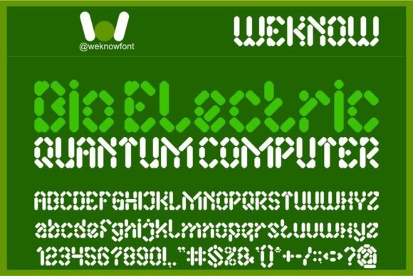 Electro Magnetic Font - Preview 3