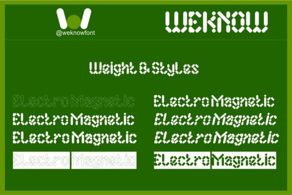 Electro Magnetic Font - Preview 6