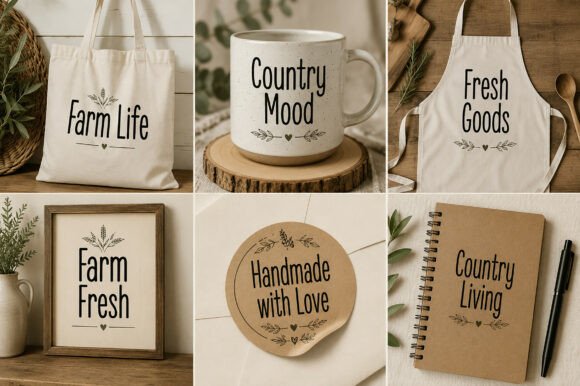 Farmstead Font - Preview 1