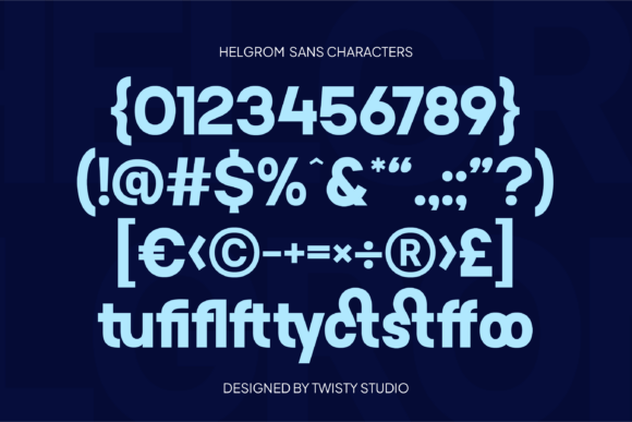 Helgrom Font - Preview 5