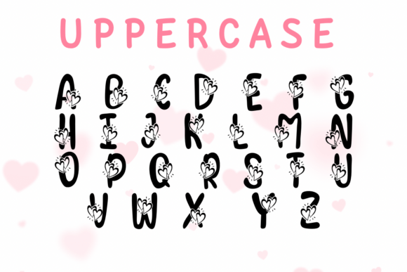 Love Father Mother Font PNG with transparent background - Preview 2