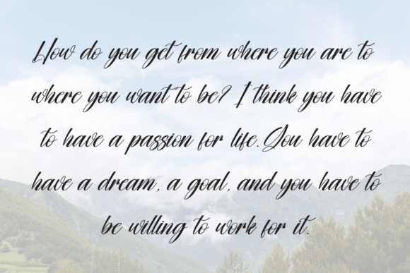 Monthly Font PNG with transparent background - Preview 5