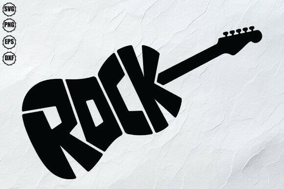 Rock Music Typography