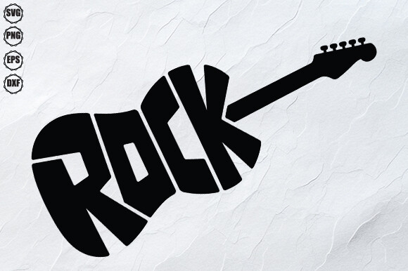 Rock Music Typography