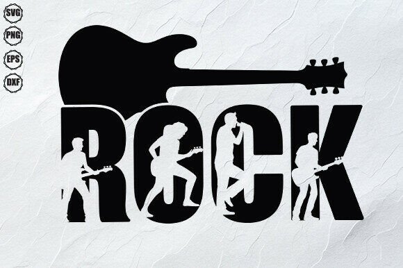 Rock Music Typography