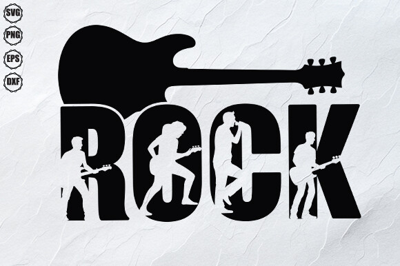 Rock Music Typography
