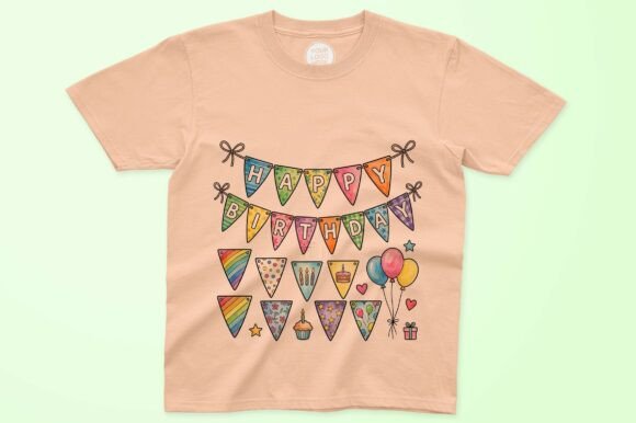 Birthday Banner with Party Elements